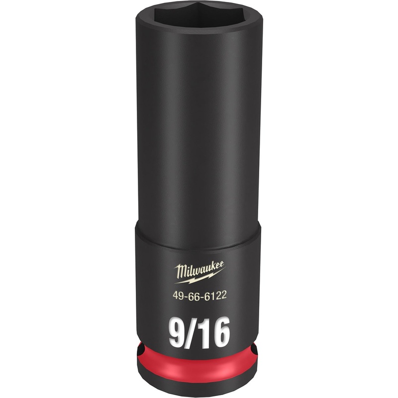 Milwaukee Shockwave 3/8 Drive 9/16 Deep 6 Point Impact Socket 49666122