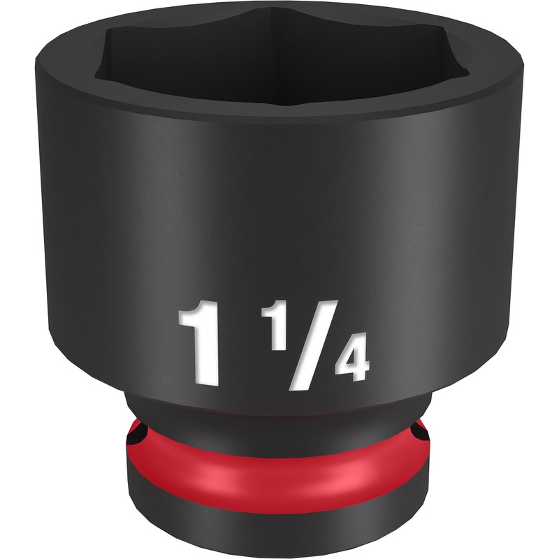 Milwaukee Shockwave 1/2 Drive 1-1/4 Standard 6 Point Impact Socket 49666214