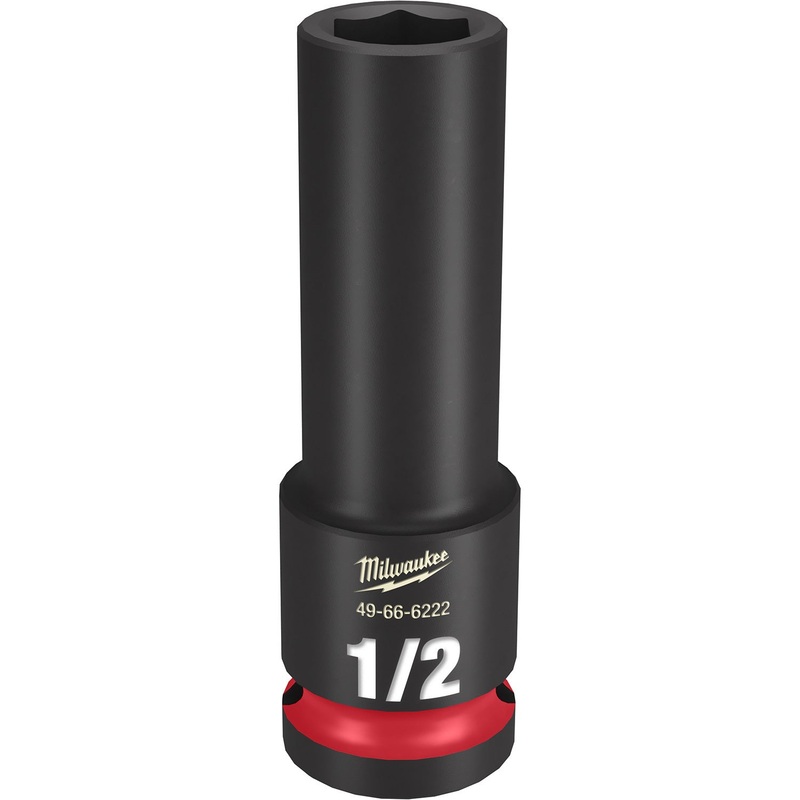 Milwaukee Shockwave 1/2 Drive 1/2 Deep 6 Point Impact Socket 49666222