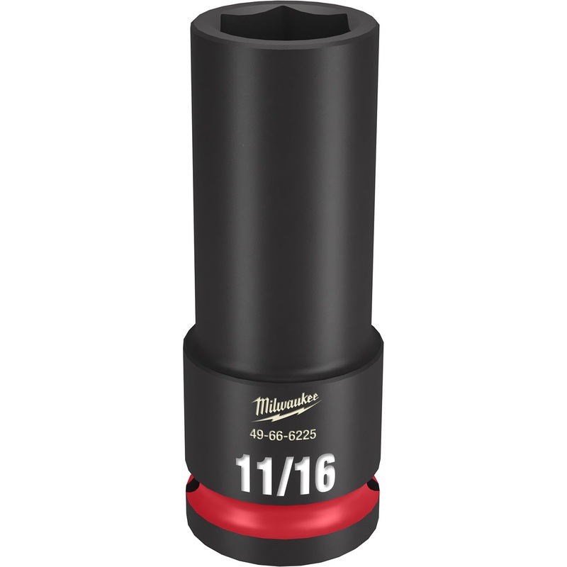 Milwaukee Shockwave 1/2 Drive 11/16 Deep 6 Point Impact Socket 49666225