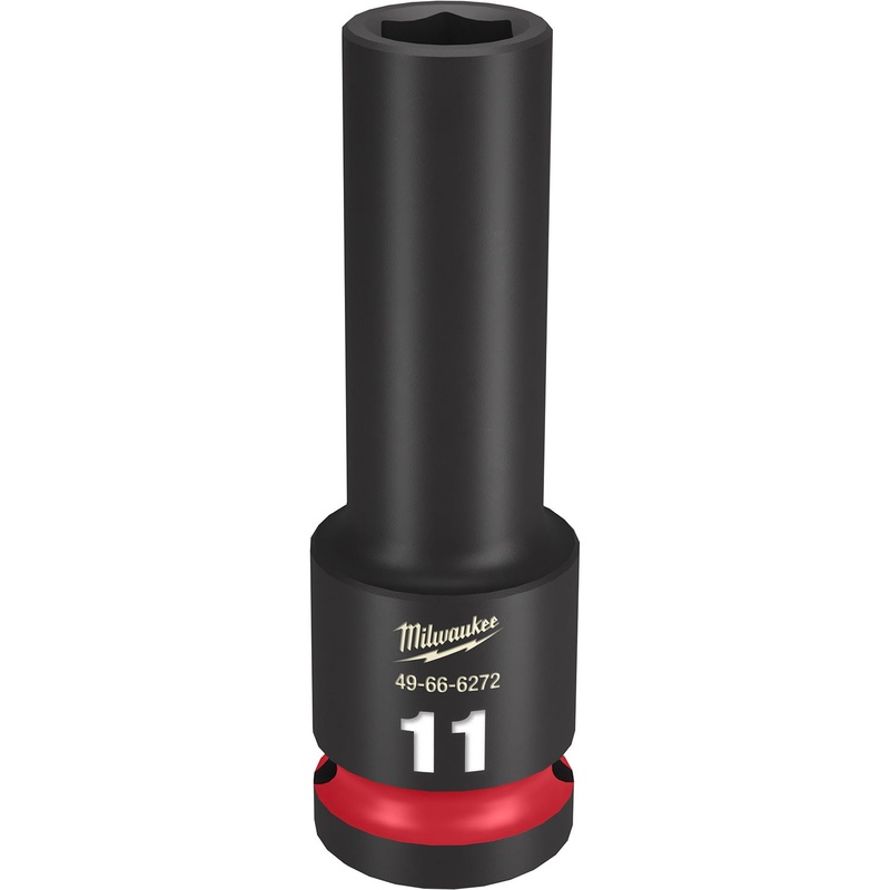 Milwaukee Shockwave 1/2 Drive 11mm Deep 6 Point Impact Socket 49666272