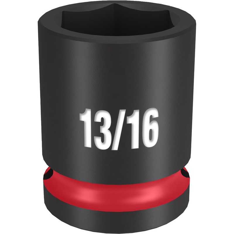 Milwaukee Shockwave 1/2 Drive 13/16 Standard 6 Point Impact Socket 49666207