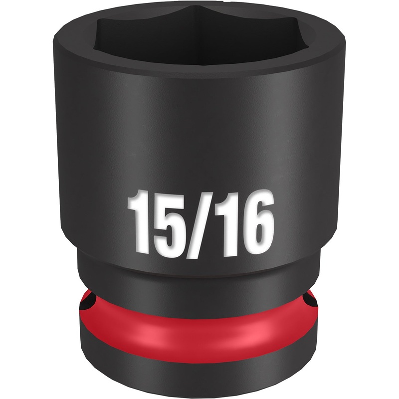 Milwaukee Shockwave 1/2 Drive 15/16 Standard 6 Point Impact Socket 49666209