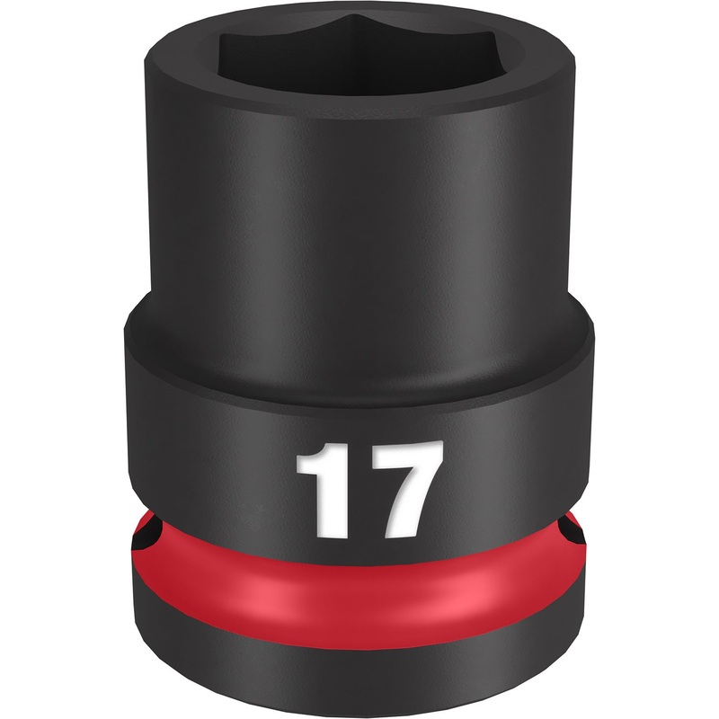 Milwaukee Shockwave 1/2 Drive 17mm Standard 6 Point Impact Socket 49666249