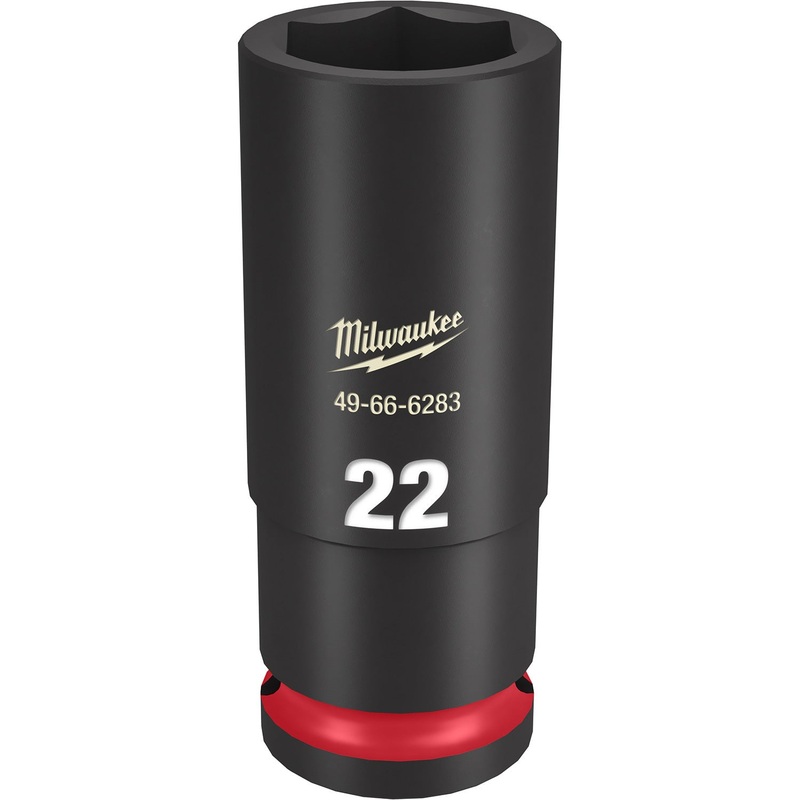 Milwaukee Shockwave 1/2 Drive 22mm Deep 6 Point Impact Socket 49666283