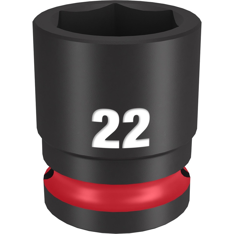 Milwaukee Shockwave 1/2 Drive 22mm Standard 6 Point Impact Socket 49666254