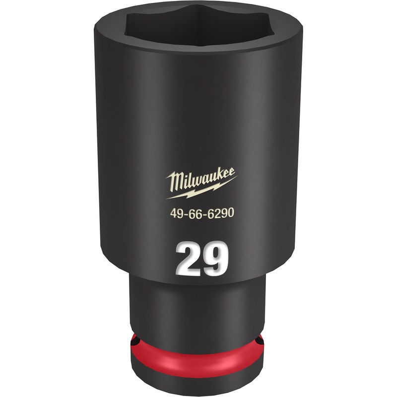 Milwaukee Shockwave 1/2 Drive 29mm Deep 6 Point Impact Socket 49666290