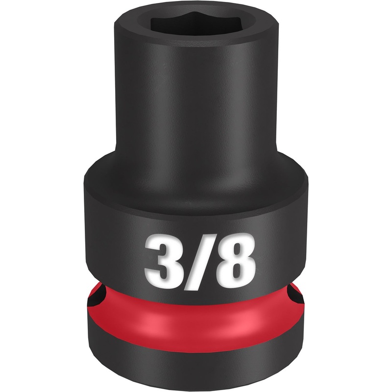 Milwaukee Shockwave 1/2 Drive 3/8 Standard 6 Point Impact Socket 49666200