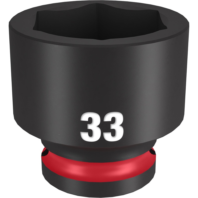 Milwaukee Shockwave 1/2 Drive 33mm Standard 6 Point Impact Socket 49666265