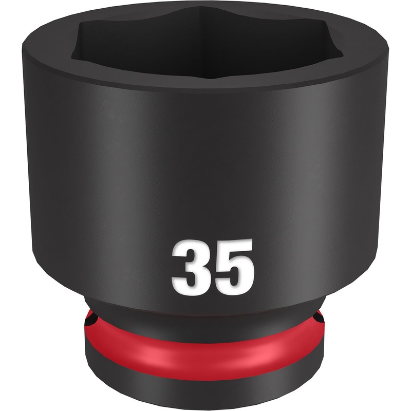 Milwaukee Shockwave 1/2 Drive 35mm Standard 6 Point Impact Socket 49666267