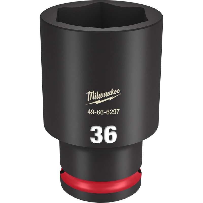Milwaukee Shockwave 1/2 Drive 36mm Deep 6 Point Impact Socket 49666297