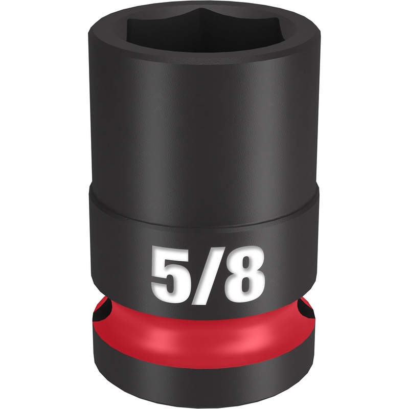 Milwaukee Shockwave 1/2 Drive 5/8 Standard 6 Point Impact Socket 49666204