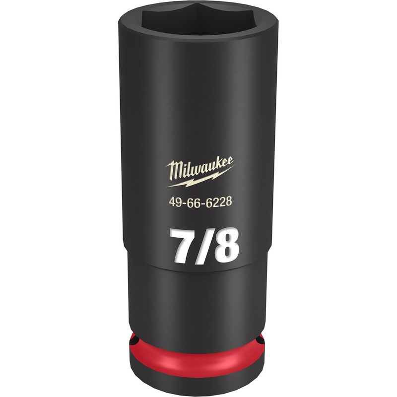 Milwaukee Shockwave 1/2 Drive 7/8 Deep 6 Point Impact Socket 49666228