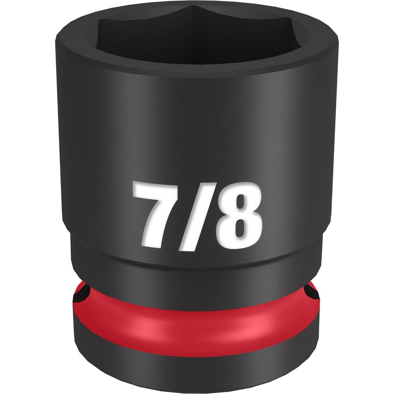 Milwaukee Shockwave 1/2 Drive 7/8 Standard 6 Point Impact Socket 49666208