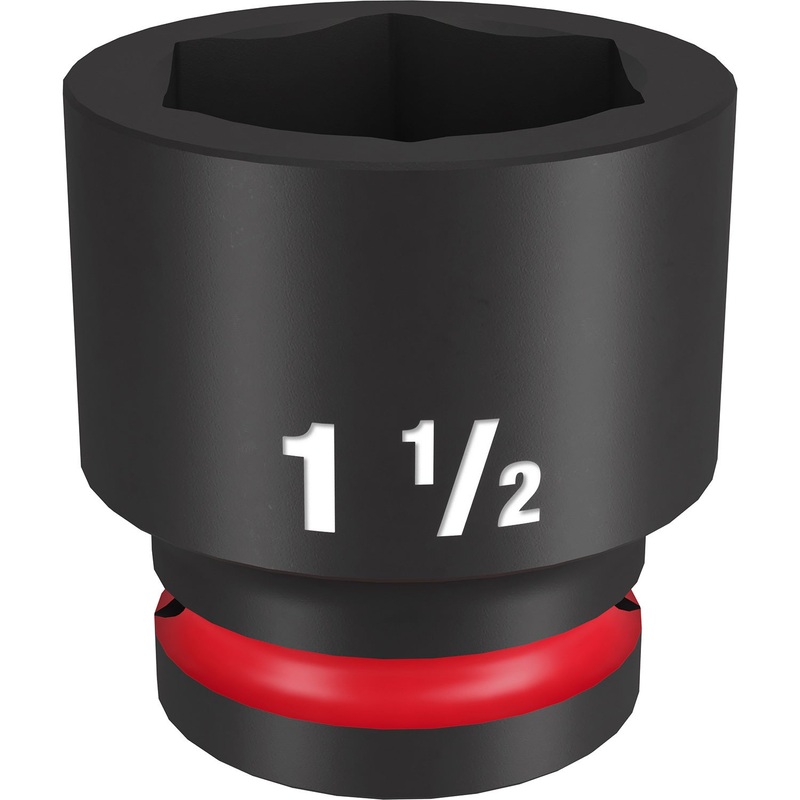 Milwaukee Shockwave 3/4 Drive 1-1/2 Standard 6 Point Impact Socket 49666315