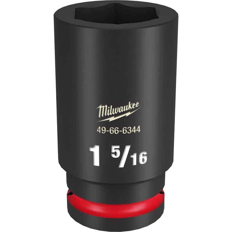 Milwaukee Shockwave 3/4 Drive 1-5/16 Deep 6 Point Impact Socket 49666344