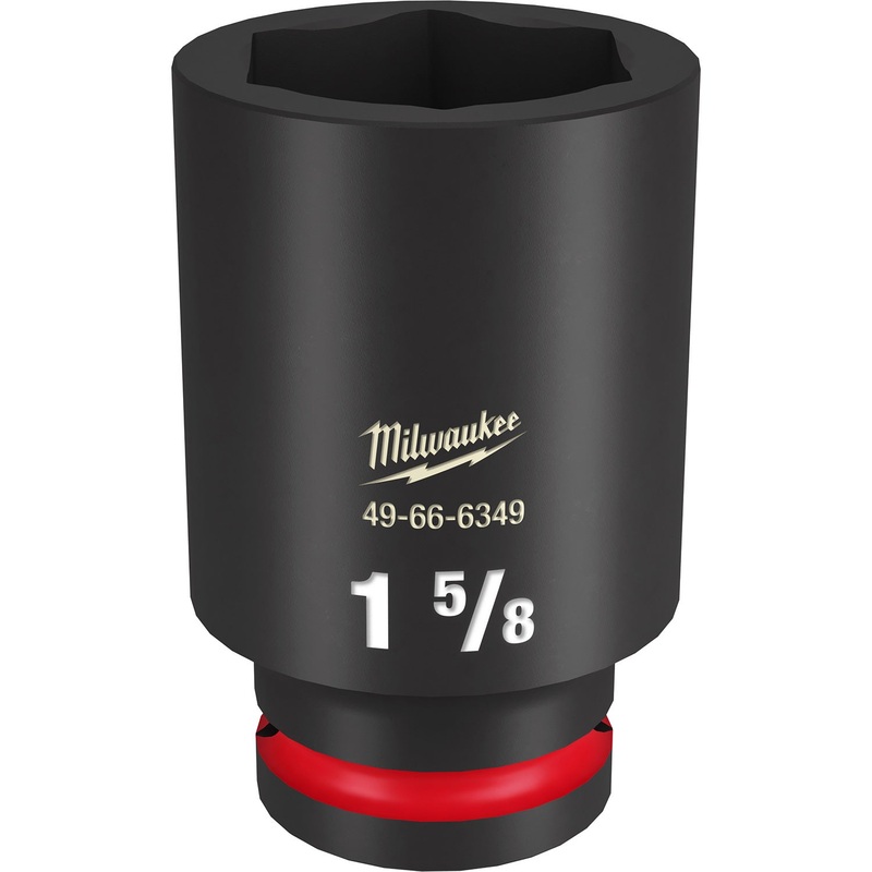 Milwaukee Shockwave 3/4 Drive 1-5/8 Deep 6 Point Impact Socket 49666349