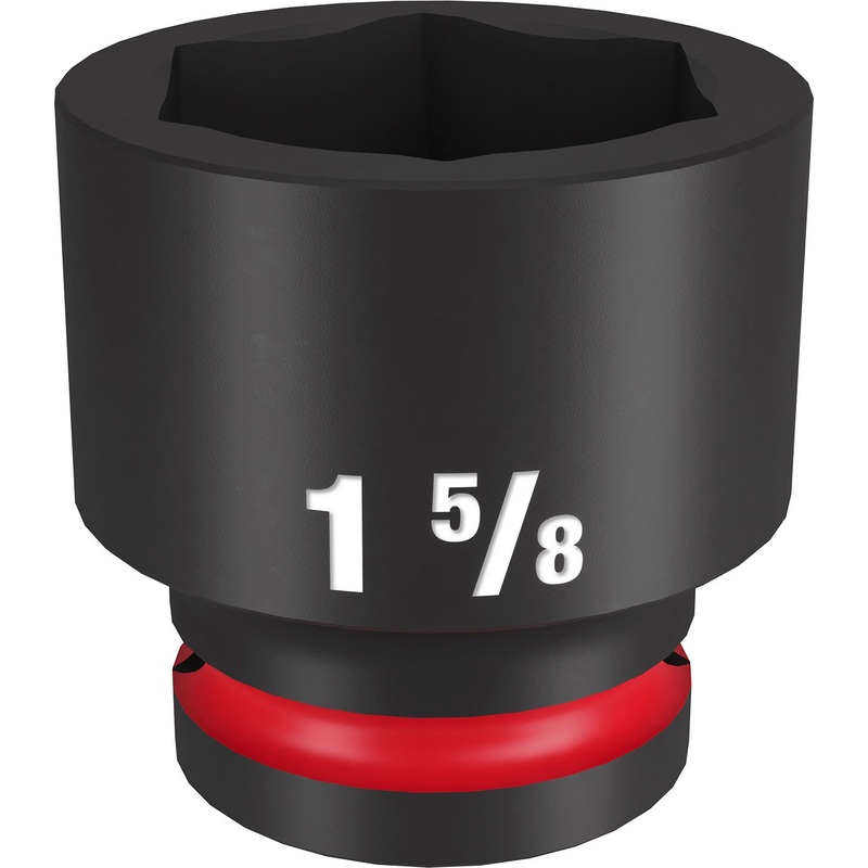 Milwaukee Shockwave 3/4 Drive 1-5/8 Standard 6 Point Impact Socket 49666317