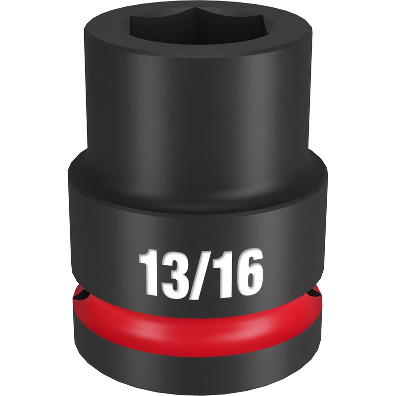 Milwaukee Shockwave 3/4 Drive 13/16 Standard 6 Point Impact Socket 49666304