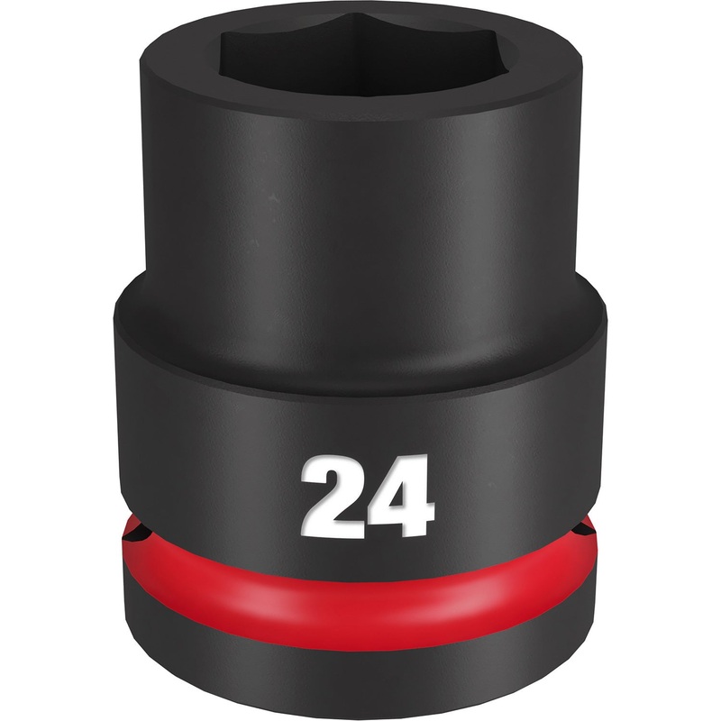 Milwaukee Shockwave 3/4 Drive 24mm Standard 6 Point Impact Socket 49666362