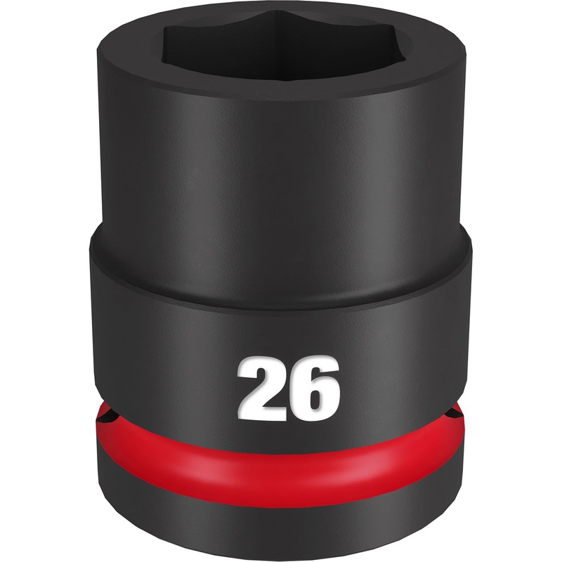 Milwaukee Shockwave 3/4 Drive 26mm Standard 6 Point Impact Socket 49666364
