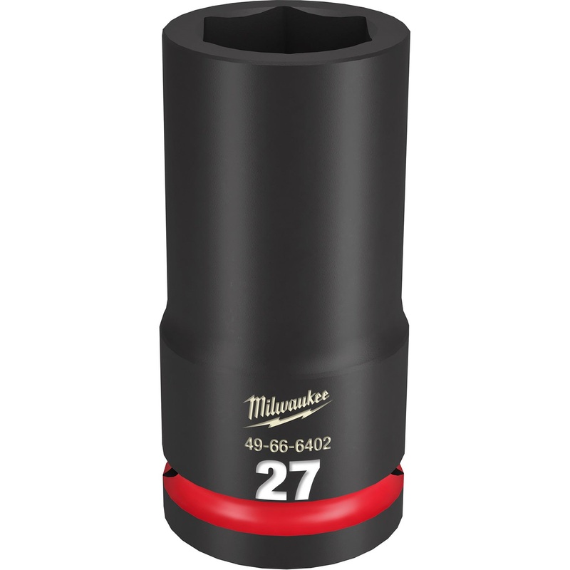 Milwaukee Shockwave 3/4 Drive 27mm Deep 6 Point Impact Socket 49666402