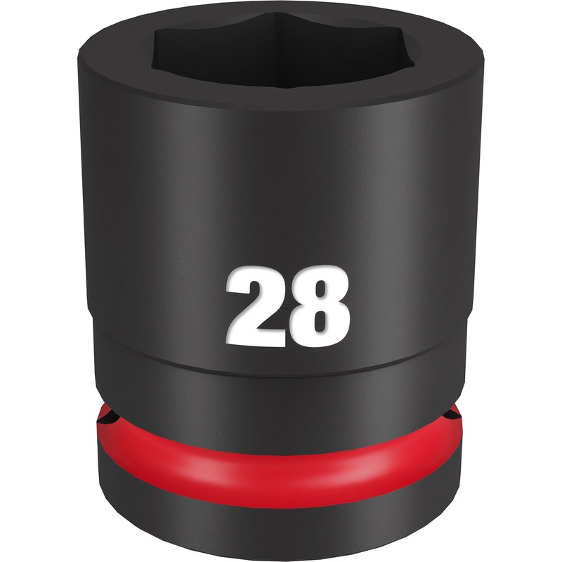 Milwaukee Shockwave 3/4 Drive 28mm Standard 6 Point Impact Socket 49666366