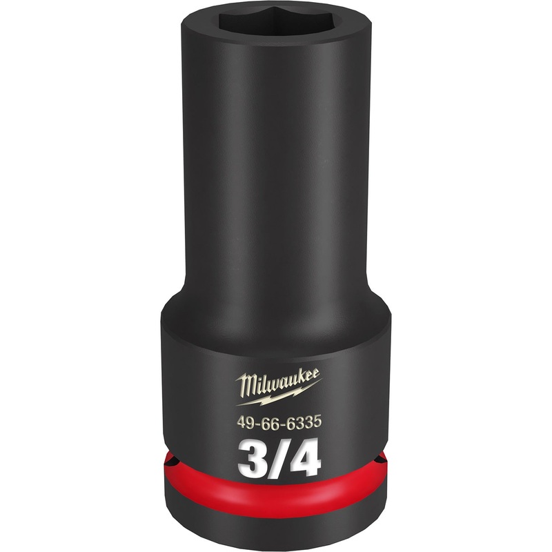 Milwaukee Shockwave 3/4 Drive 3/4 Deep 6 Point Impact Socket 49666335