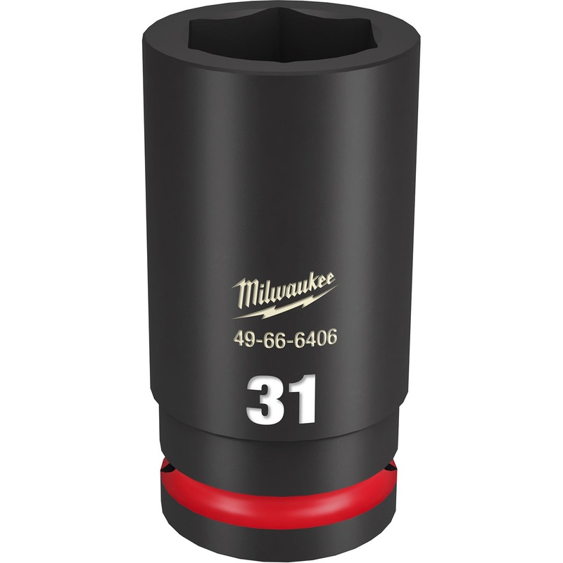 Milwaukee Shockwave 3/4 Drive 31mm Deep 6 Point Impact Socket 49666406