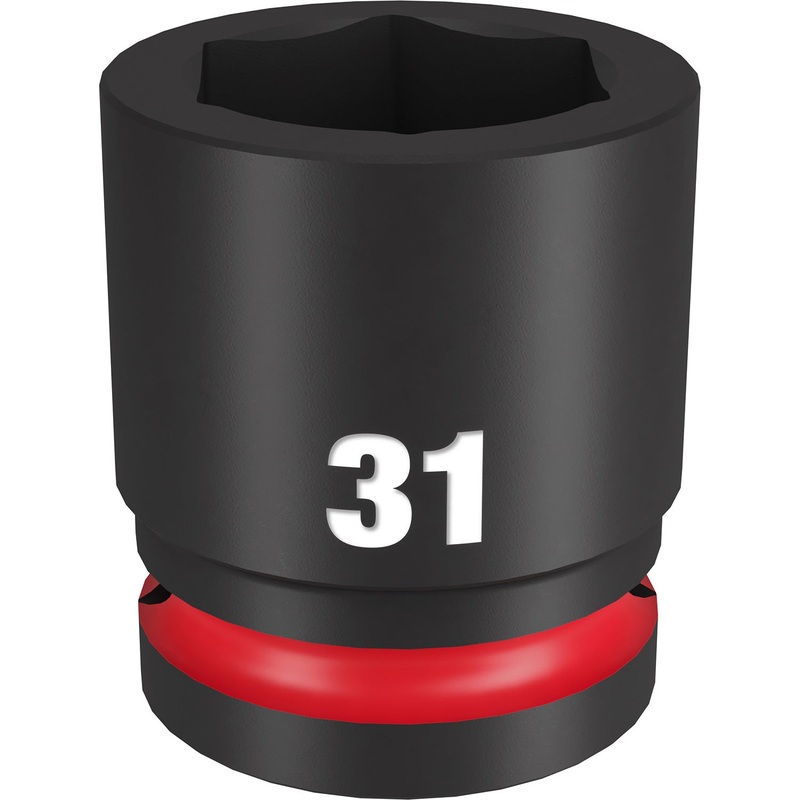 Milwaukee Shockwave 3/4 Drive 31mm Standard 6 Point Impact Socket 49666369