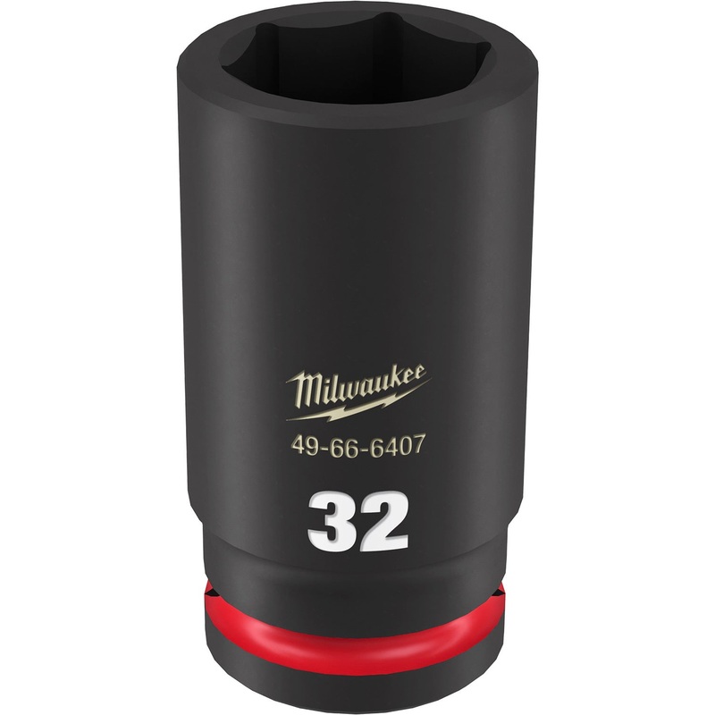 Milwaukee Shockwave 3/4 Drive 32mm Deep 6 Point Impact Socket 49666407