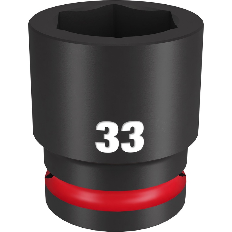 Milwaukee Shockwave 3/4 Drive 33mm Standard 6 Point Impact Socket 49666371