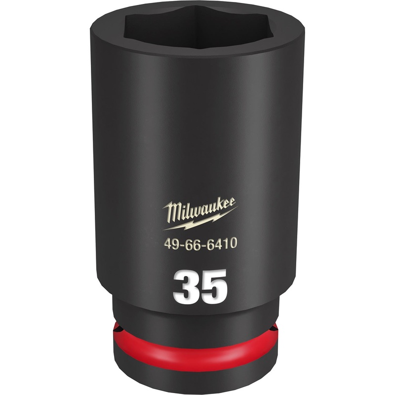 Milwaukee Shockwave 3/4 Drive 35mm Deep 6 Point Impact Socket 49666410