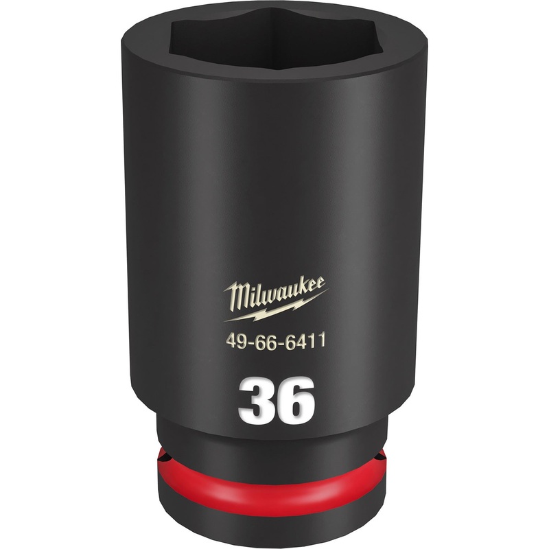 Milwaukee Shockwave 3/4 Drive 36mm Deep 6 Point Impact Socket 49666411
