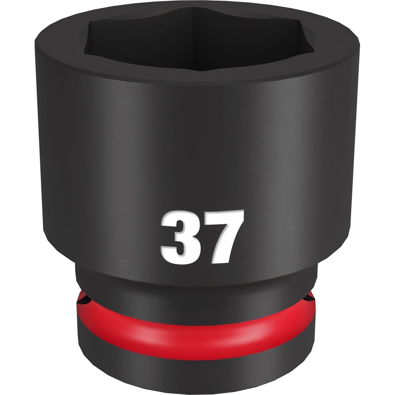 Milwaukee Shockwave 3/4 Drive 37mm Standard 6 Point Impact Socket 49666375