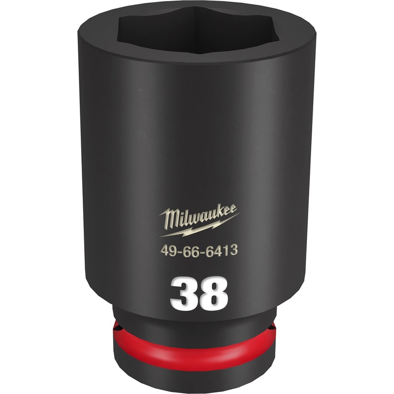 Milwaukee Shockwave 3/4 Drive 38mm Deep 6 Point Impact Socket 49666413