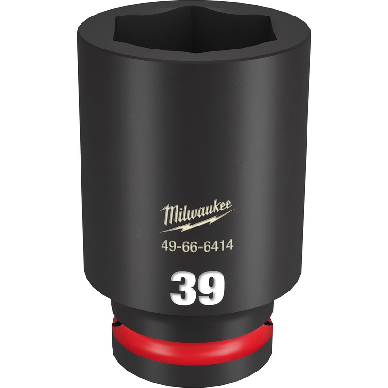 Milwaukee Shockwave 3/4 Drive 39mm Deep 6 Point Impact Socket 49666414