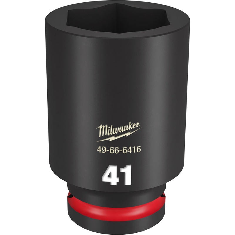 Milwaukee Shockwave 3/4 Drive 41mm Deep 6 Point Impact Socket 49666416