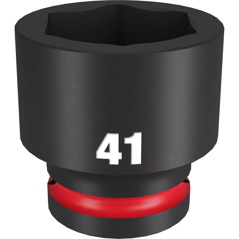 Milwaukee Shockwave 3/4 Drive 41mm Standard 6 Point Impact Socket 49666379