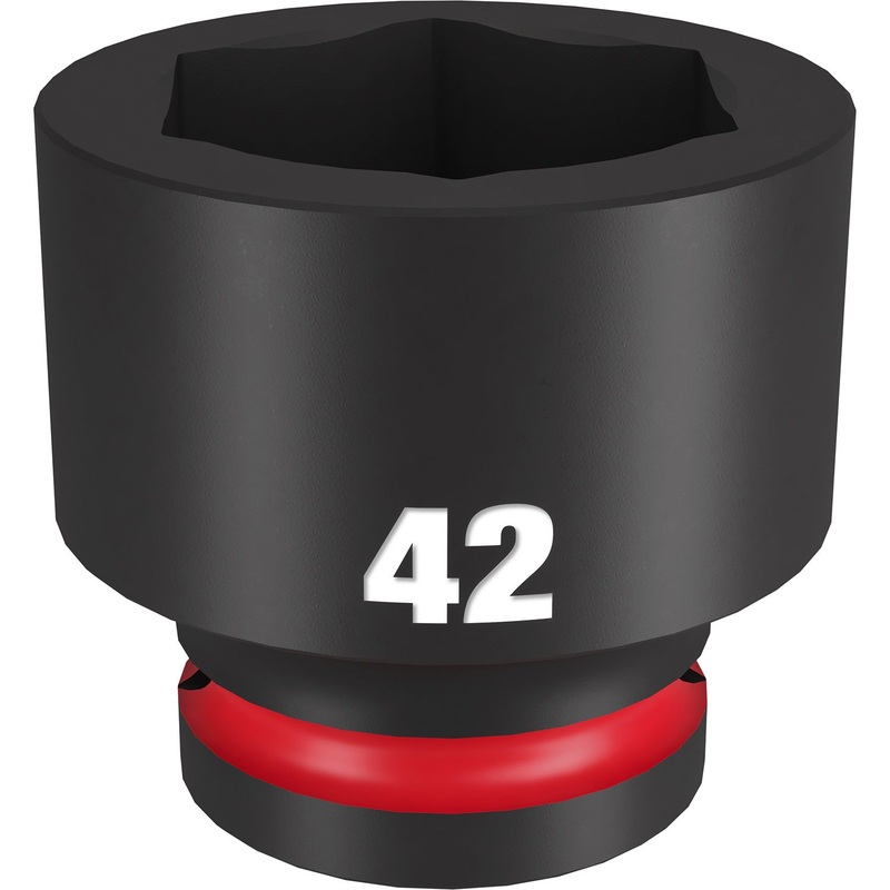 Milwaukee Shockwave 3/4 Drive 42mm Standard 6 Point Impact Socket 49666380