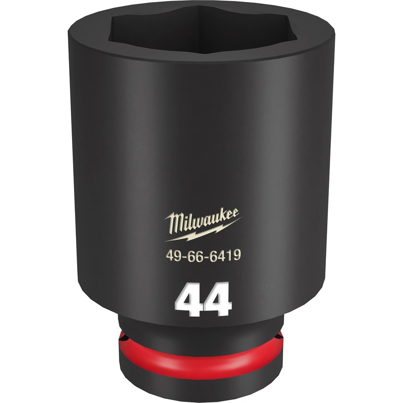 Milwaukee Shockwave 3/4 Drive 44mm Deep 6 Point Impact Socket 49666419