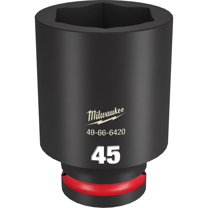 Milwaukee Shockwave 3/4 Drive 45mm Deep 6 Point Impact Socket 49666420