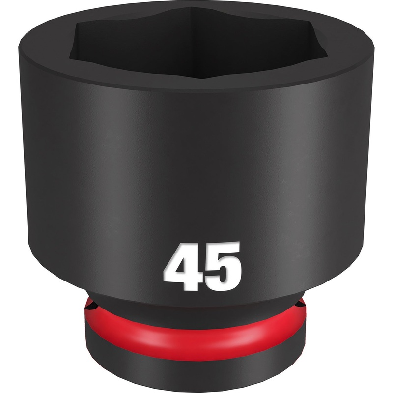 Milwaukee Shockwave 3/4 Drive 45mm Standard 6 Point Impact Socket 49666383