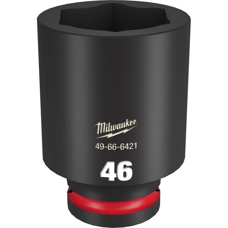 Milwaukee Shockwave 3/4 Drive 46mm Deep 6 Point Impact Socket 49666421