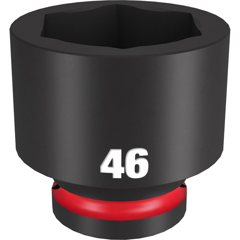 Milwaukee Shockwave 3/4 Drive 46mm Standard 6 Point Impact Socket 49666384