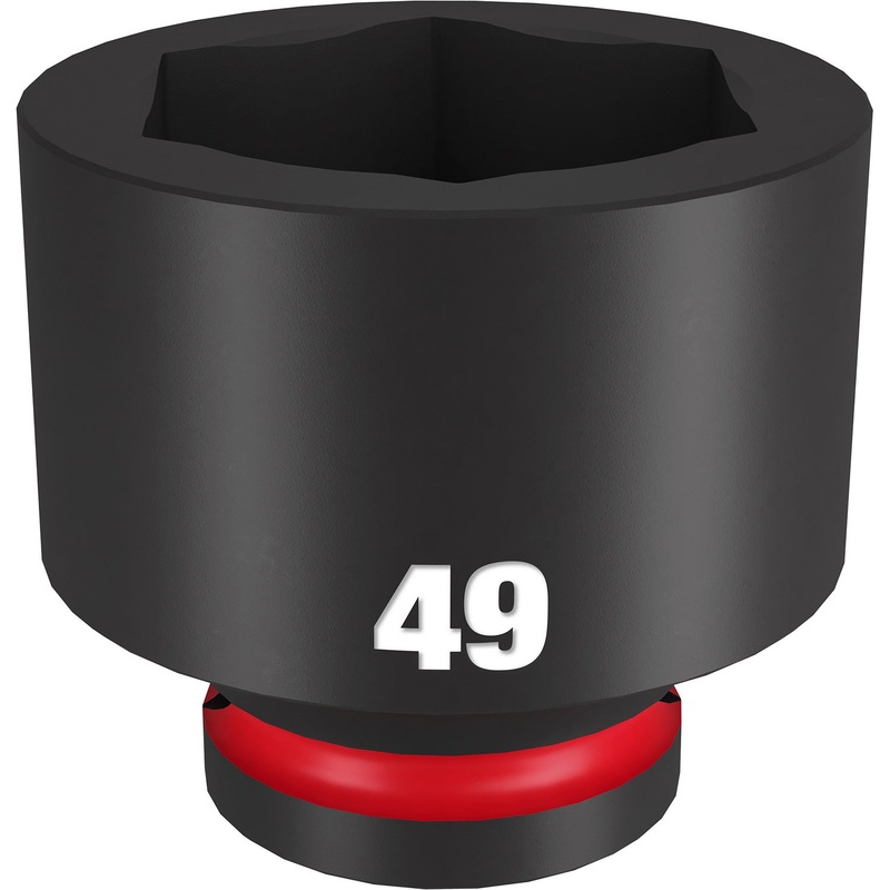 Milwaukee Shockwave 3/4 Drive 49mm Standard 6 Point Impact Socket 49666387