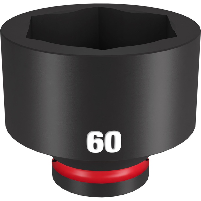 Milwaukee Shockwave 3/4 Drive 60mm Standard 6 Point Impact Socket 49666392