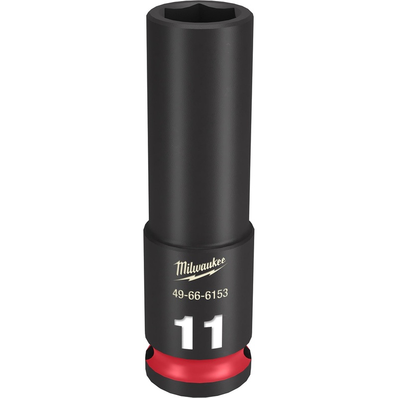 Milwaukee Shockwave 3/8 Drive 11mm Deep 6 Point Impact Socket 49666153