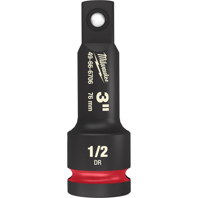 Milwaukee Shockwave 1/2 Drive 76mm (3) Impact Socket Extension 49666706