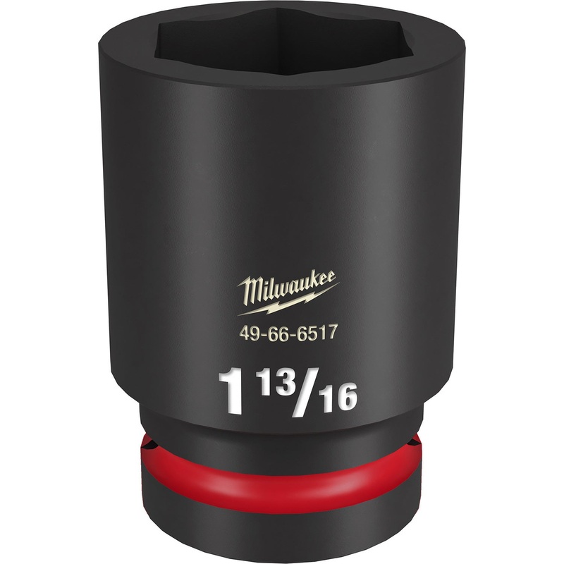 Milwaukee Shockwave 1 Drive 1-13/16 Standard 6 Point Impact Socket 49666517